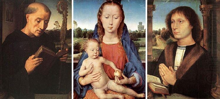 Panell central es troba a Berlin i els laterals a Florencia, Hans Memling